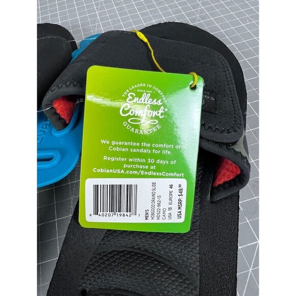 NWT Cobain Hobgood Draino Slide "Ocean Camo" Sandal Men's 13 US 46 EU ~NEW~ - Picture 7 of 9